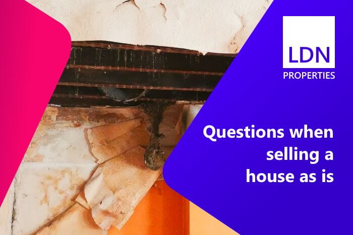 Questions when selling a house as is - section image Questions when selling a house as is