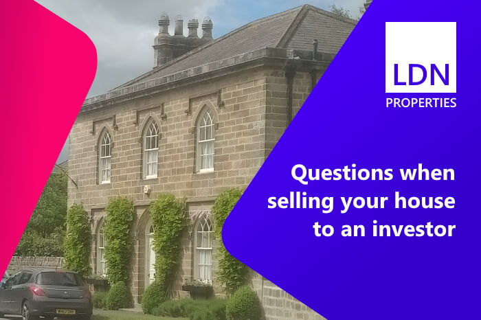 Questions when selling your house to an investor - section header Questions when selling your house to an investor