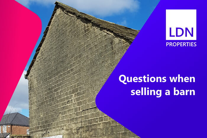 Questions when selling a barn - section header Questions when selling a barn