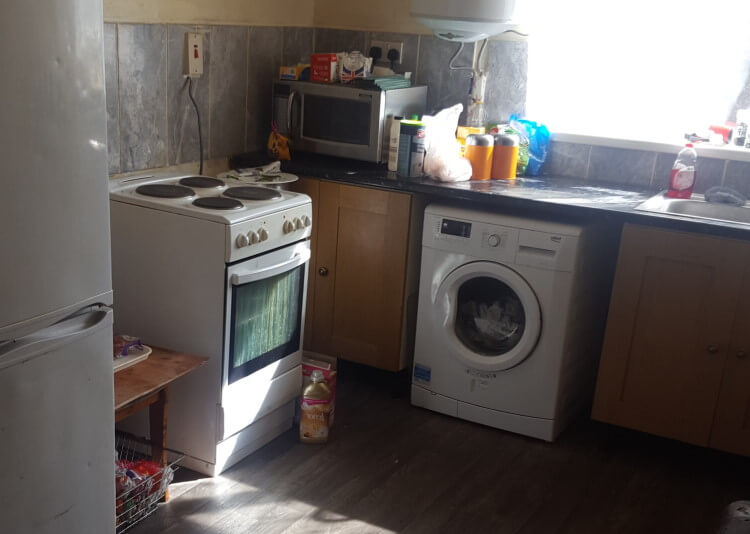 Kitchen of a house being sold as is Kitchen of a house being sold as is