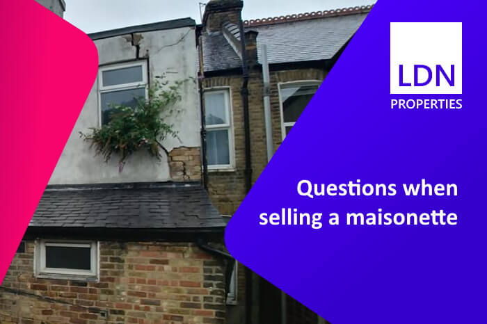 Questions when selling a maisonette - header Questions when selling a maisonette