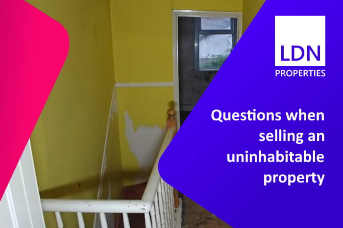 Questions when selling an uninhabitable property - title image Questions when selling an uninhabitable property