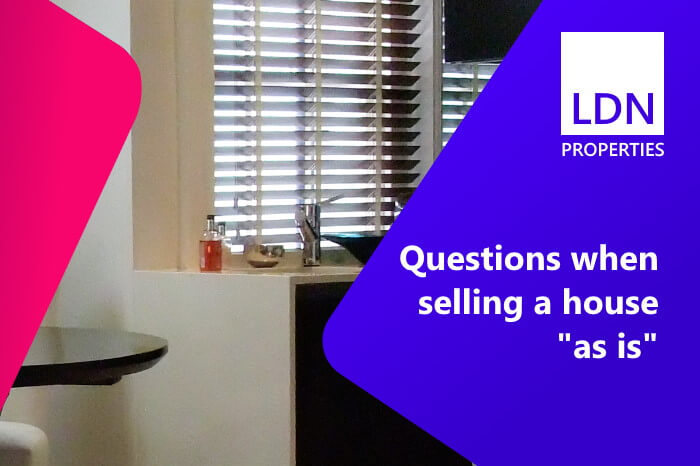 Questions for when you're selling a house as is - section header Questions for when you're selling a house as is