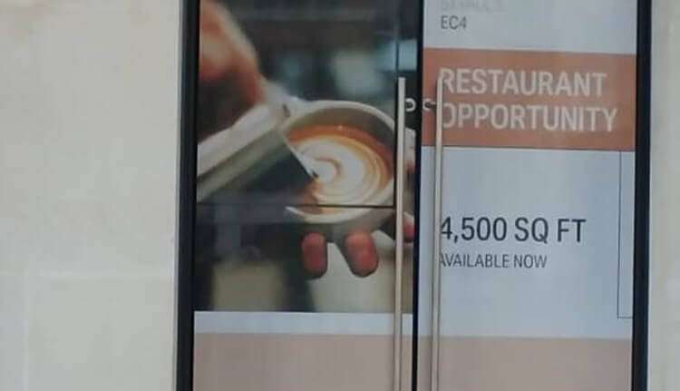 Selling restaurant property - sign Selling restaurant property