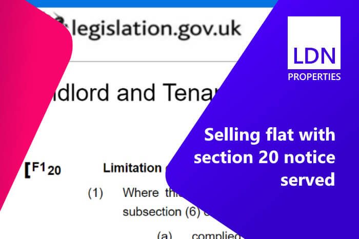 Guide to selling with section 20 notice - title image Guide to selling with section 20 notice