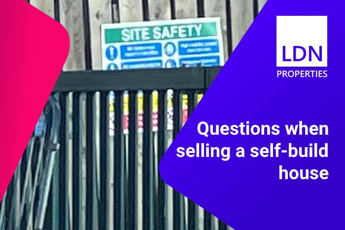 Questions when selling a self-build house - section header Questions when selling a self-build house