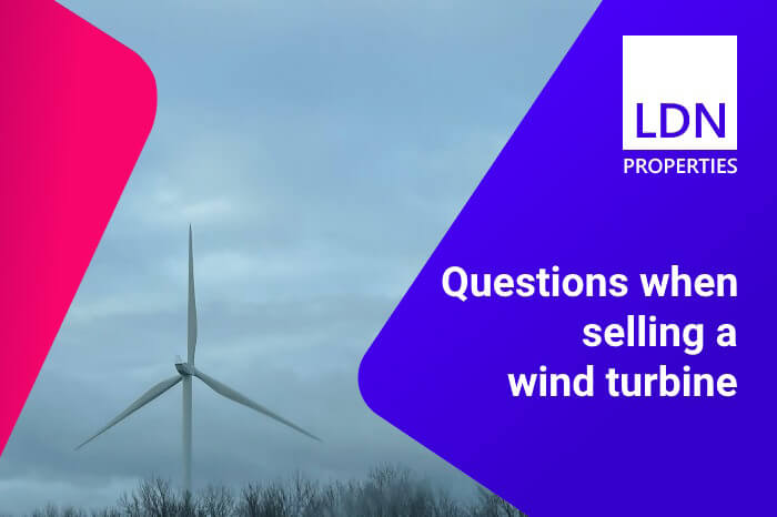 Questions when selling a wind turbine - section header Questions when selling a wind turbine
