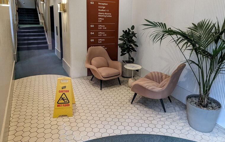 entrance to business centre entrance to business centre