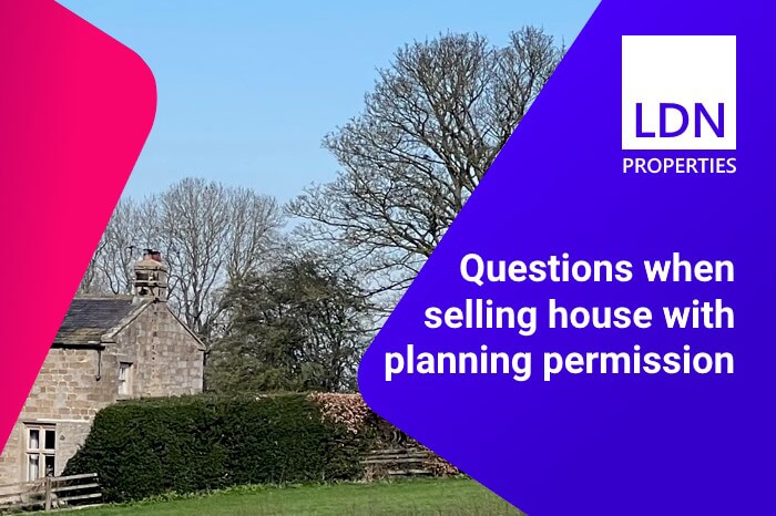 Questions when selling a house with planning permission - section header Questions when selling a house with planning permission