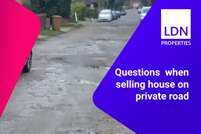 Questions when selling house on a private road - section header Questions when selling house on a private road