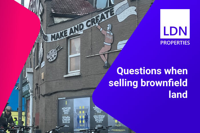Questions when selling brownfield land - section header Questions when selling brownfield land