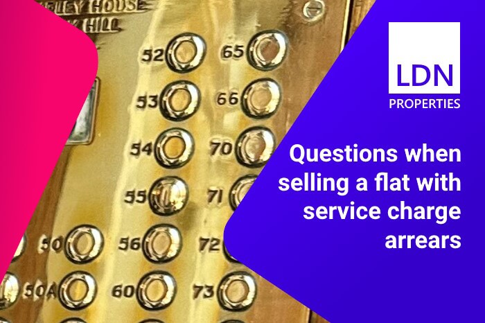 Questions when selling flat with service charge arrears - Section header Questions when selling flat with service charge arrears