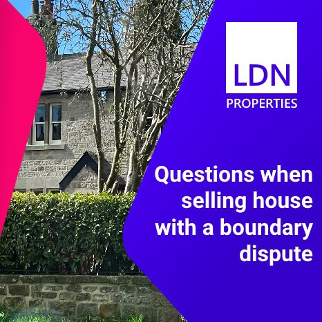 Questions when selling house with a boundary dispute - section header Questions when selling house with a boundary dispute