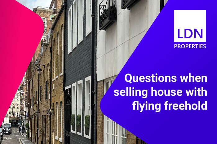 Questions when selling house with a flying freehold - section header Questions when selling house with a flying freehold