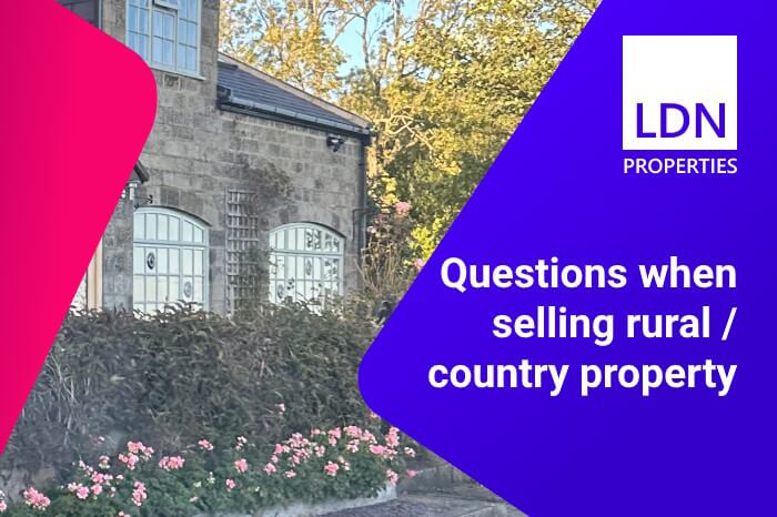 Questions when selling a rural country property - section header Questions when selling a rural country property