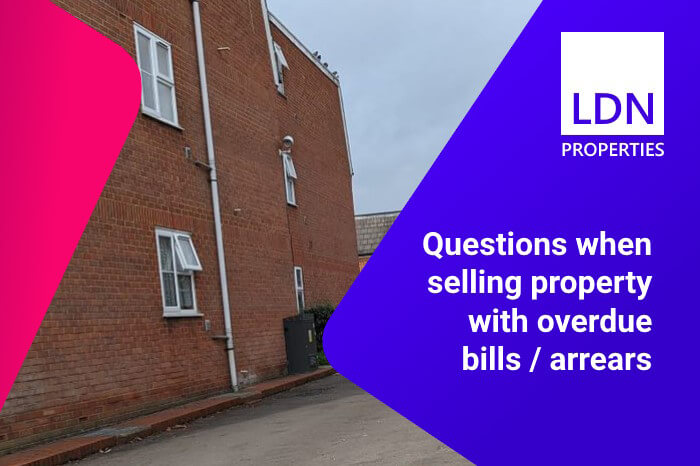 Questions when selling property with overdue bills or arrears - section header Questions when selling property with overdue bills or arrears