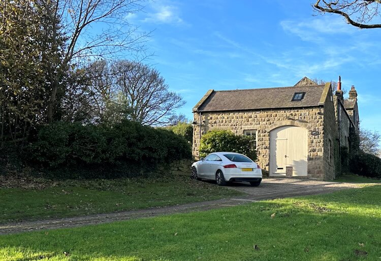 Selling house on a hill in countryside Selling house on a hill