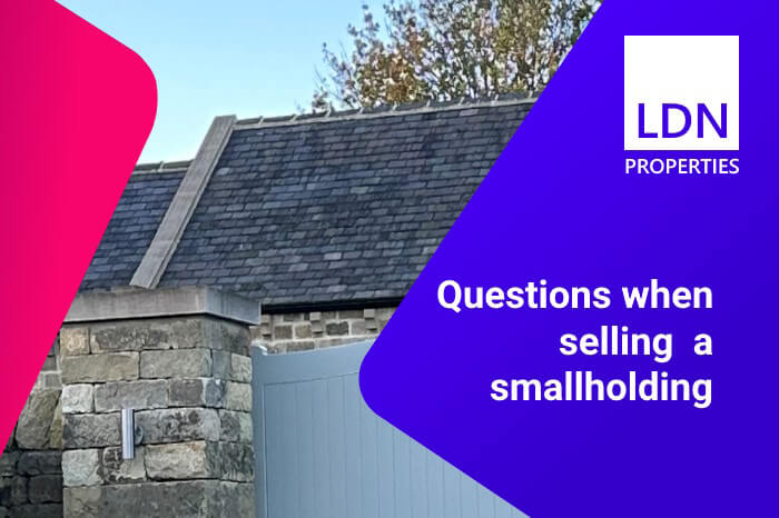 Questions when selling a smallholding - section header Questions when selling a smallholding