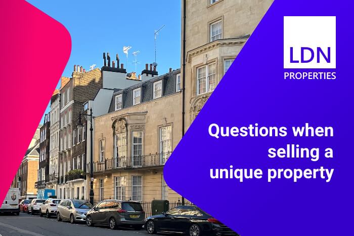 Questions when selling a unique property - section header Questions when selling a unique property