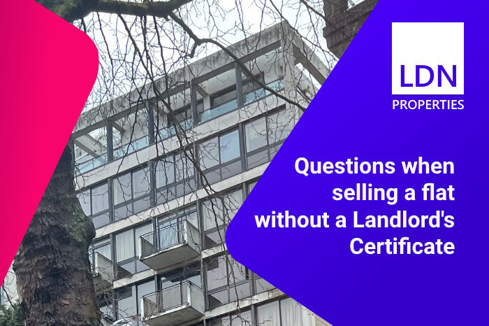 Questions when selling a flat without a landlords certificate - section header Questions when selling a flat without a landlords certificate