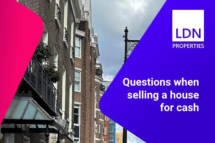 Questions when selling a house for cash - section header Questions when selling a house for cash