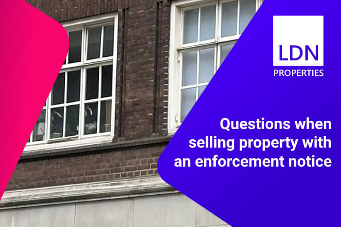 Questions when selling property with an enforcement notice - section header Questions when selling property with an enforcement notice