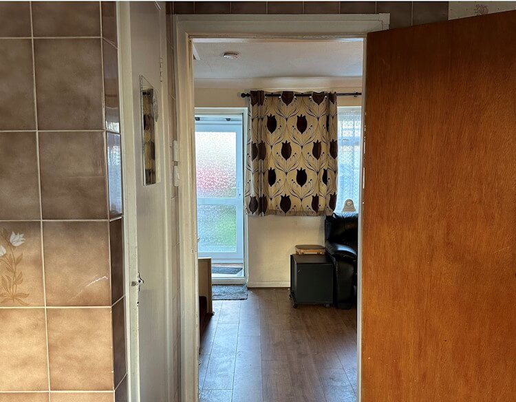 Selling a derelict house - View from inside Selling a derelict house