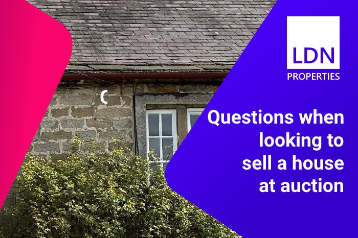 Questions when selling house at auction - section header Questions when selling house at auction