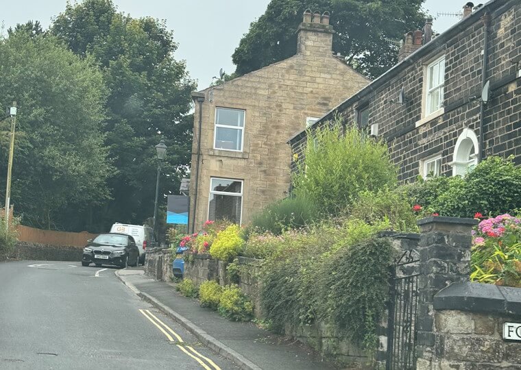 Sell property on a slope in village Sell property on a slope